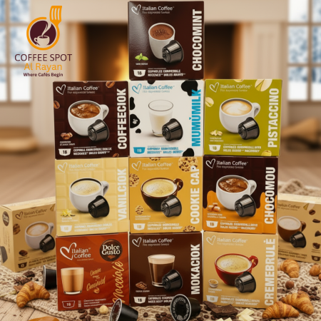 12 علبة كبسولات دولتشي جوستو من ايتاليان